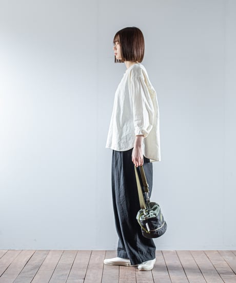 ARTE POVERA｜【 26WI65 】 チェコキルトパンツ(黒染) RE-巾着ショルダーBAG (S)