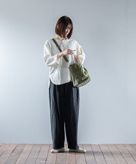 ARTE POVERA｜【 26WI58 】 イギリススモックパーカー RE-巾着ショルダーBAG (M)