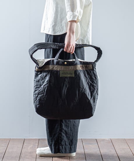 ARTE POVERA｜【 26WI64 】 チェコキルトパンツ(黒染) RE-トート＆ショルダーBAG