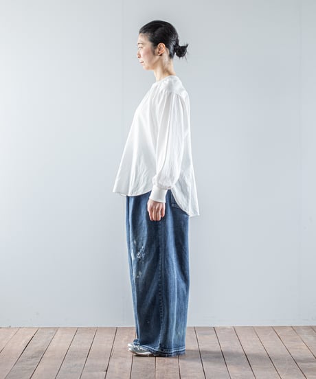 ATPOVA｜【 26WI49 】 12OZデニム 2タックPT (ダメージ加工)