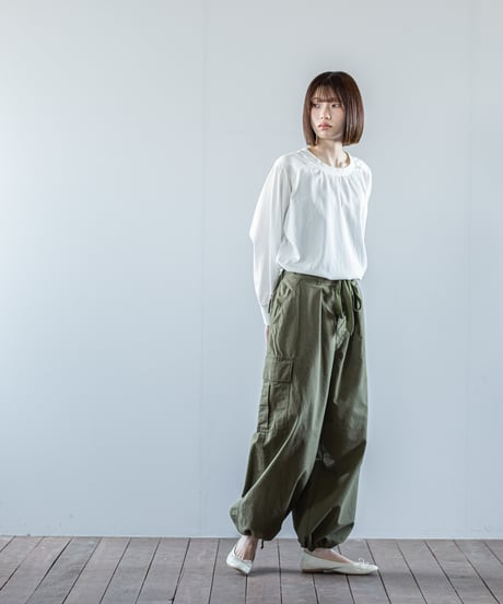 ATPOVA｜【 26WI61 】 コットン＆シルク カーゴPT