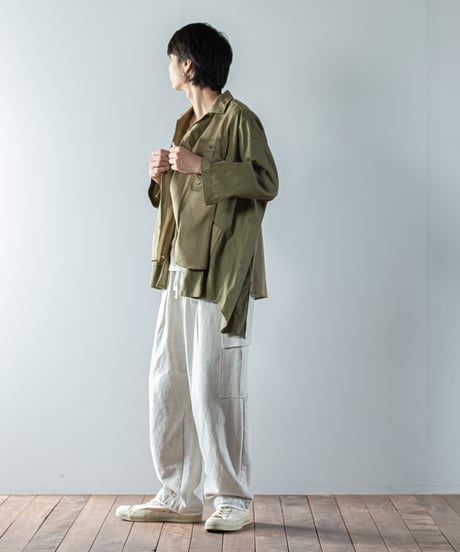 ARTE POVERA｜【 artea-reclothing602 】ユーロアーミー RE-ワイドシャツ