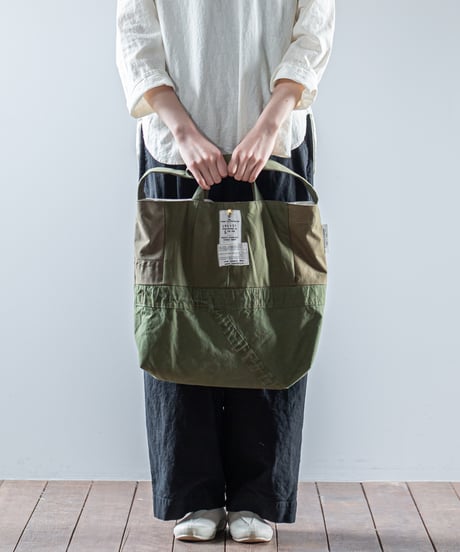 ARTE POVERA｜【 26WI56 】 イギリススモックパーカー&ルーマニアテントMIX RE-トート＆ショルダーBAG
