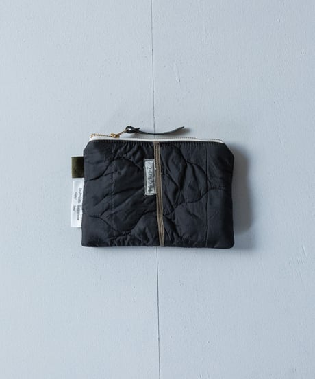 ★ARTE POVERA｜【 26WI71 】 チェコキルトパンツ（黒染め） RE-ポーチ（S）