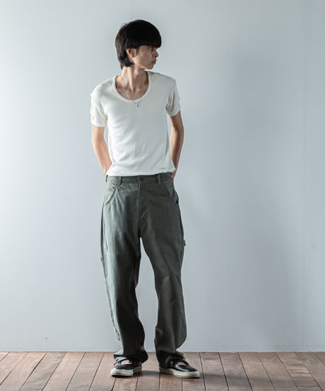 ARTE POVERA｜【 22WI82  】 ドイツランドリーBAG　RE-5ポケットバギーPT
