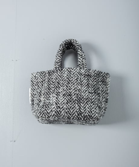 ATPOVA｜【 26WI37 】 縮絨ウールヘリンボーン トートBAG (S)