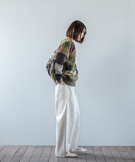 ARTE POVERA｜【 26WI63 】 ARMEE MIXファブリック RE-パッチワーククルースウェット