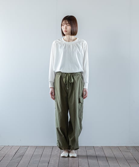 ATPOVA｜【 26WI61 】 コットン＆シルク カーゴPT