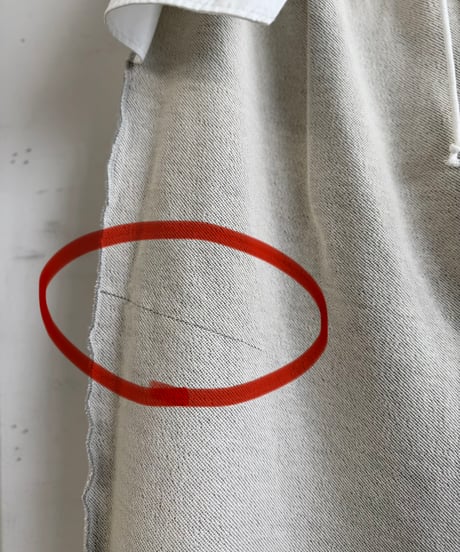 〈B品〉 ATPOVA｜【 2026spring17 】 杢裏毛 2タックワイドPT