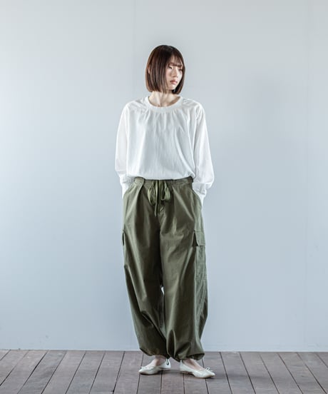 ATPOVA｜【 26WI61 】 コットン＆シルク カーゴPT