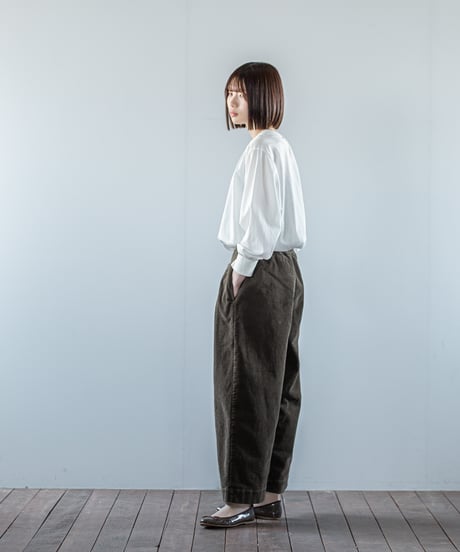 ATPOVA｜【 26WI43 】 コーデュロイ 2タックイージーPT(製品染)
