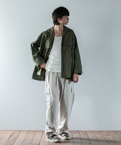 ARTE POVERA｜【 artea-reclothing208 】U.Sファティングシャツ RE-ワイドシャツ