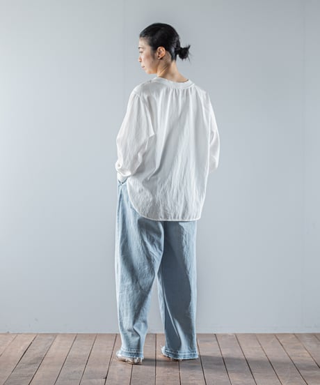ATPOVA｜【 26WI49 】 12OZデニム 2タックPT (ダメージ加工)