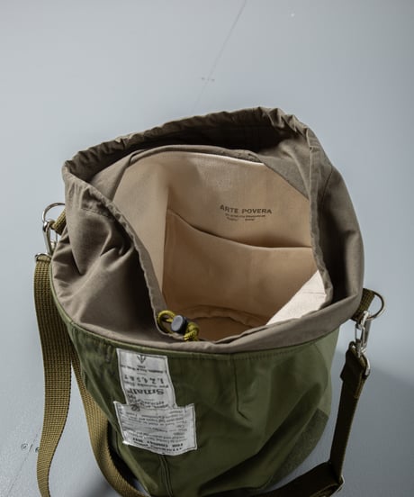 ARTE POVERA｜【 26WI58 】 イギリススモックパーカー RE-巾着ショルダーBAG (M)
