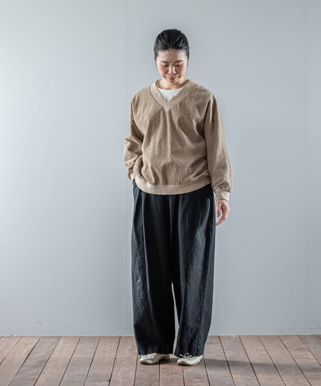 ATPOVA｜【 26WI41 】 コーデュロイ ラグランV (製品染)
