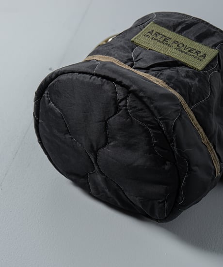 ARTE POVERA｜【 26WI65 】 チェコキルトパンツ(黒染) RE-巾着ショルダーBAG (S)