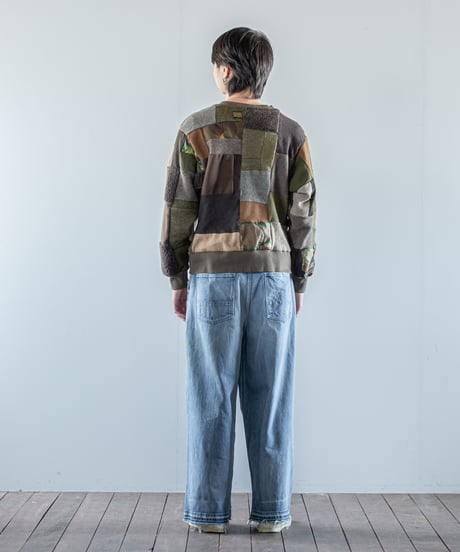 ARTE POVERA｜【 26WI63 】 ARMEE MIXファブリック RE-パッチワーククルースウェット
