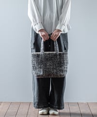 ATPOVA｜【 26WI38 】 縮絨ウールヘリンボーン トートBAG (M)