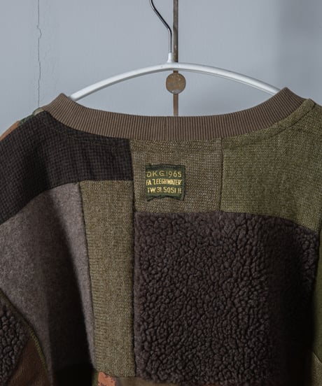 ARTE POVERA｜【 26WI63 】 ARMEE MIXファブリック RE-パッチワーククルースウェット