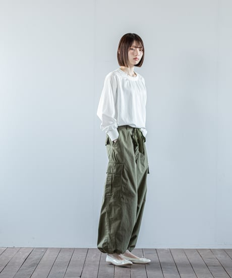 ATPOVA｜【 26WI61 】 コットン＆シルク カーゴPT