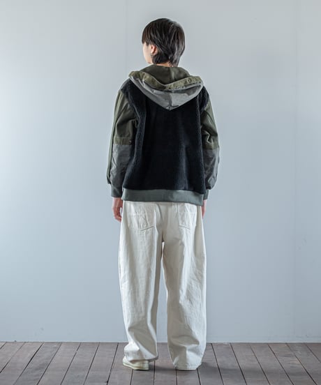 ARTE POVERA｜【 26WI68 】 チェコキルトパンツ(黒染) RE-フードJKT