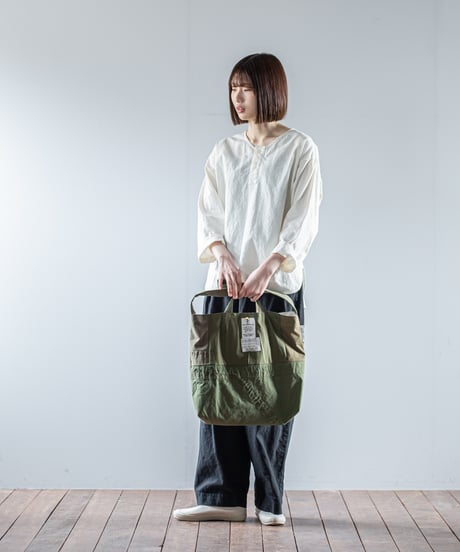ARTE POVERA｜【 26WI56 】 イギリススモックパーカー&ルーマニアテントMIX RE-トート＆ショルダーBAG