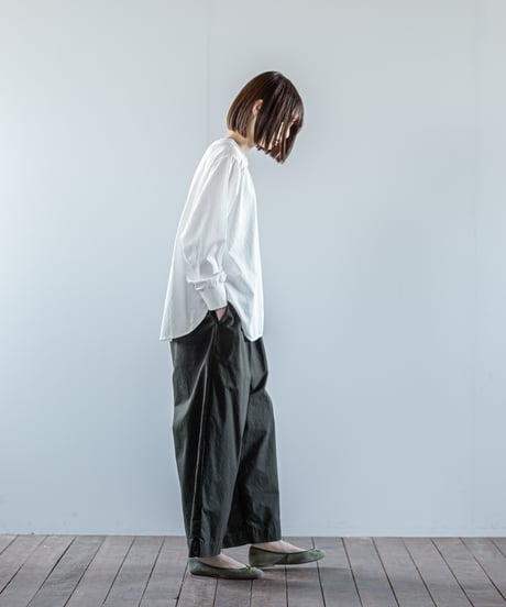 ATPOVA｜【 26WI59 】 コットン＆シルク 2タックイージーPT