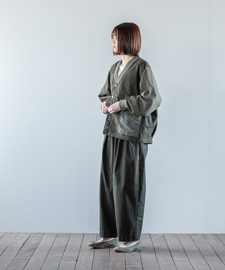 ATPOVA｜【 26WI60 】 コットン＆シルク 天竺MIXカーディガン