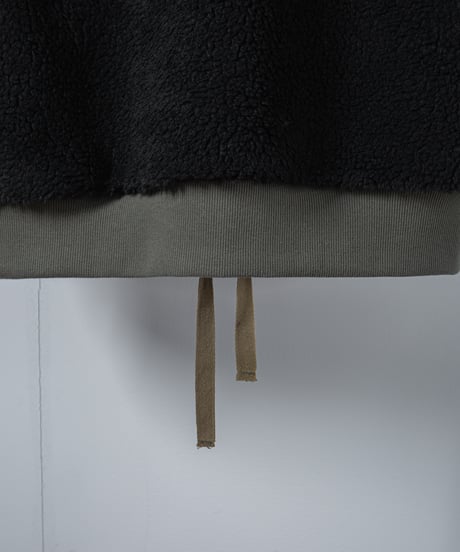 ARTE POVERA｜【 26WI67 】 チェコキルトパンツ(黒染) RE-フードベスト