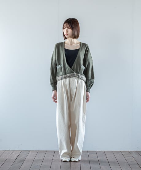 ARTE POVERA｜【 26WI62 】 スウェーデンウールアンダーパンツ RE-カーディガン