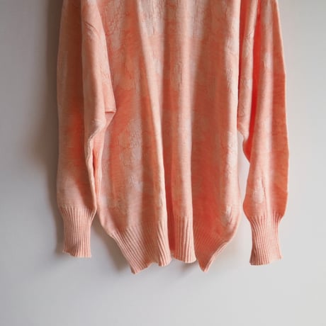 vintage floral pattern sweater