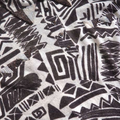 "biagetti" abstract embroidered sweater