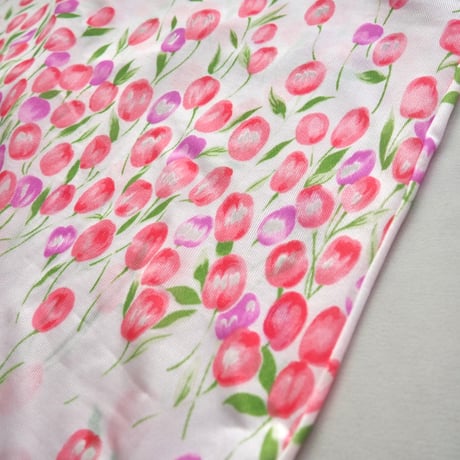 70〜80s flare sleeve floral house maxi dress