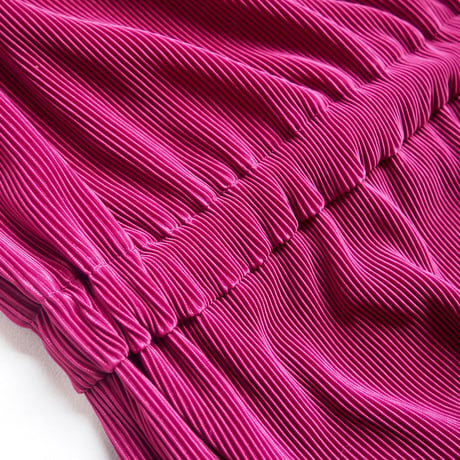 80〜90s "Together!" pleated maxi dress