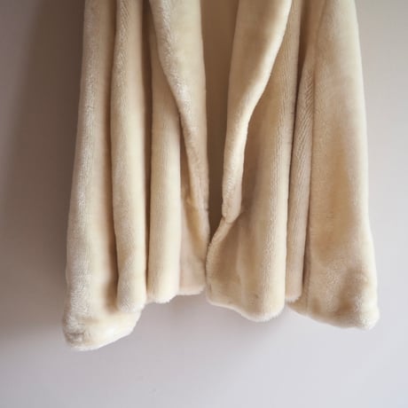 60's "Rhapsody OF CALIFORNIA by Glazier" faux fur jacket
