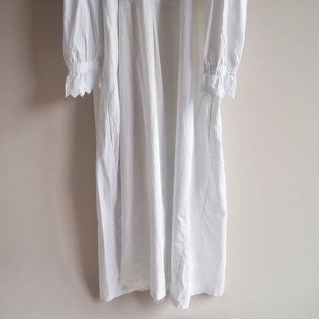 1900s antique ruffle lace night dress