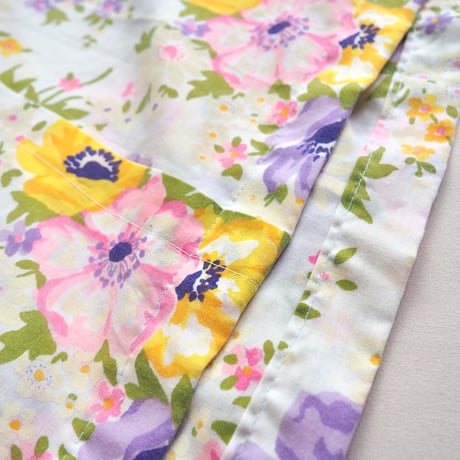 70〜80s floral easy maxi skirt