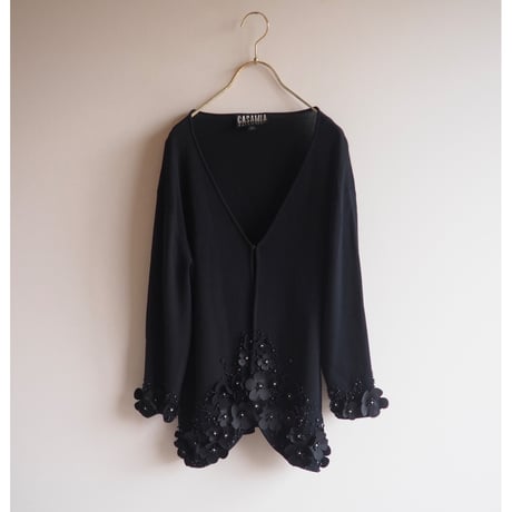 "CASAMIA" floral design cardigan