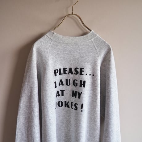 90s "Tultex" flocky print sweatshirt