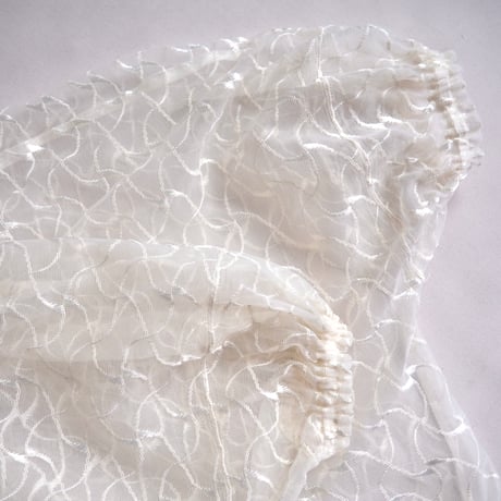 vintage abstract sheer design dress