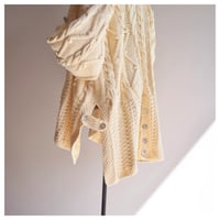 vintage cotton cable design cardigan