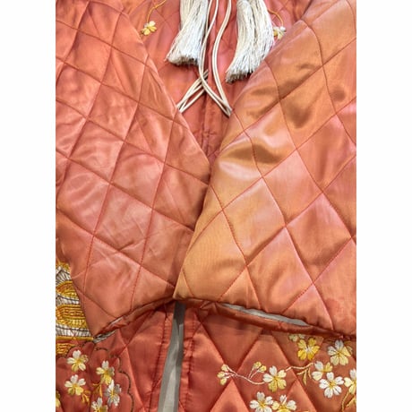 50〜60s chinese embroidered quilt jacket (CP)