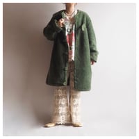 60's Swedish army M-59 reversible boa liner coat