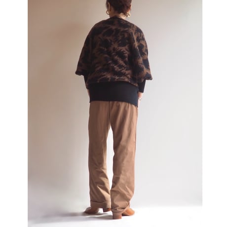 "Casalina" abstract metallic sweater
