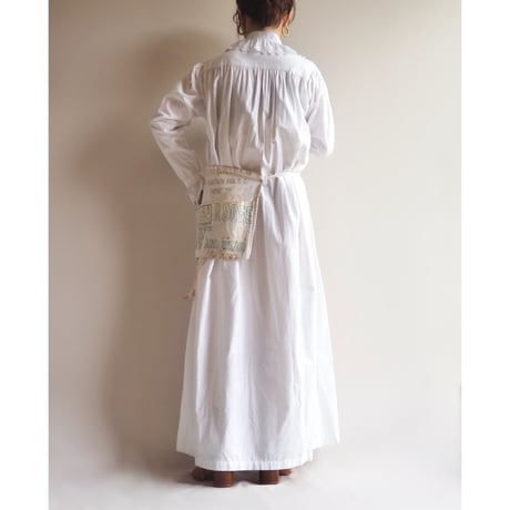 1900s antique ruffle lace night dress