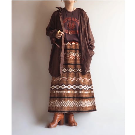 "dalin" oversized abstract design blouse