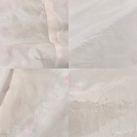 50〜60s "Lyn Delle" floral embroidered quilt coat