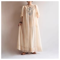 60s "TOSCA lingerie" lace sheer nightgown