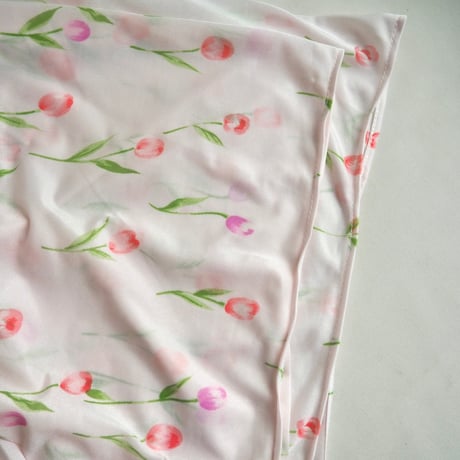 70〜80s flare sleeve floral house maxi dress