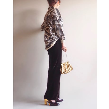 "biagetti" abstract embroidered sweater